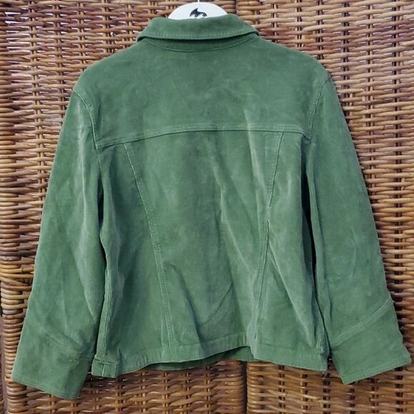 Vinrage AMI Green Corduroy Jacket XL Boho - Picture 2 of 11